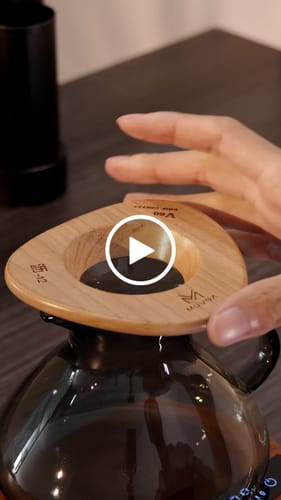 Customer video review of Coffee Sharing Pot 450ml Glass Brew Coffee Utensils - MUVNA