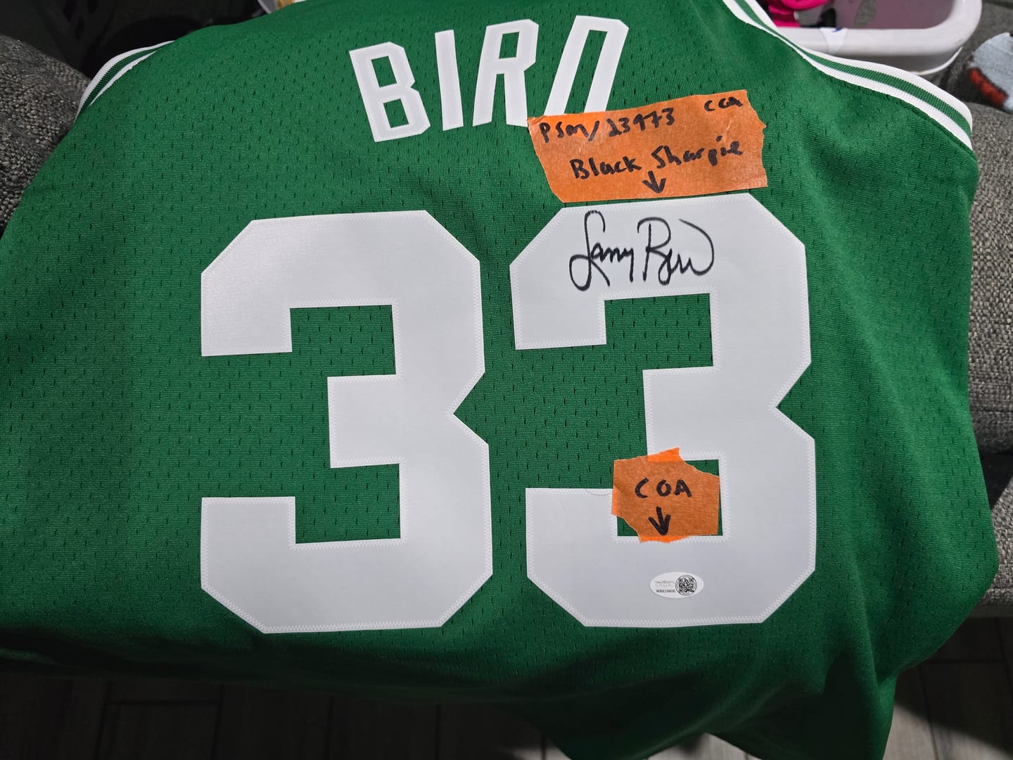 Customer photo review of Larry Bird Autograph Signing