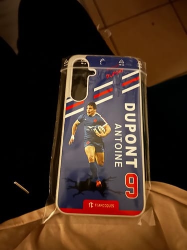 Customer photo review of Coque joueur ANTOINE DUPONT XV FRANCE - TEAMCOQUES