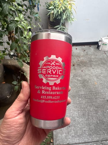 Customer photo review of (6 Pieces) Custom Laser Engraved - 20oz Tumblers