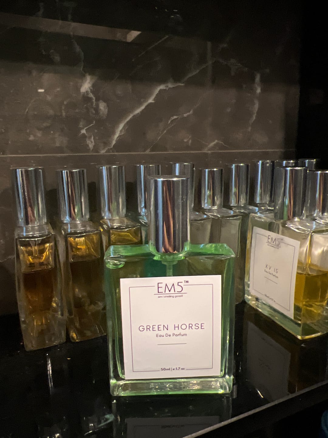 Customer photo review of EM5™ Green Horse Perfume for Men & Women | Woody Fruity Musky Fresh Aromatic Fragrance | 50 ml Unisex Eau de Parfum Spray | Luxury Gift for Him & Her