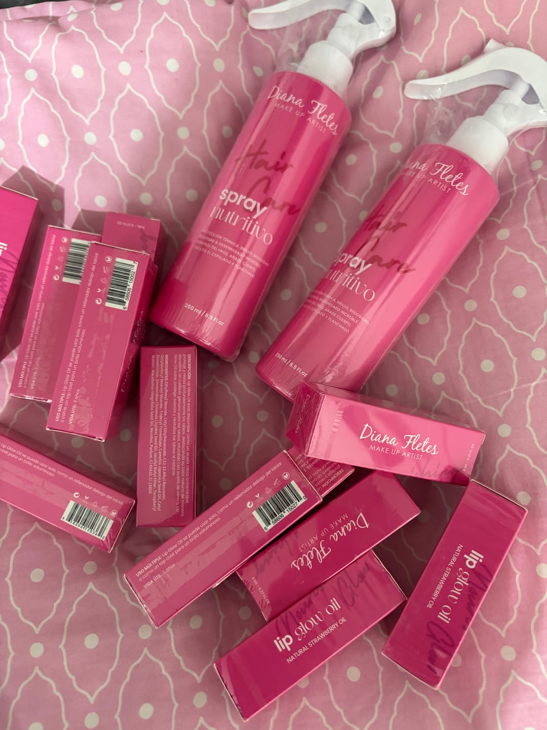 Customer photo review of Spray Nutritivo Con Protector De Calor Diana Fletes