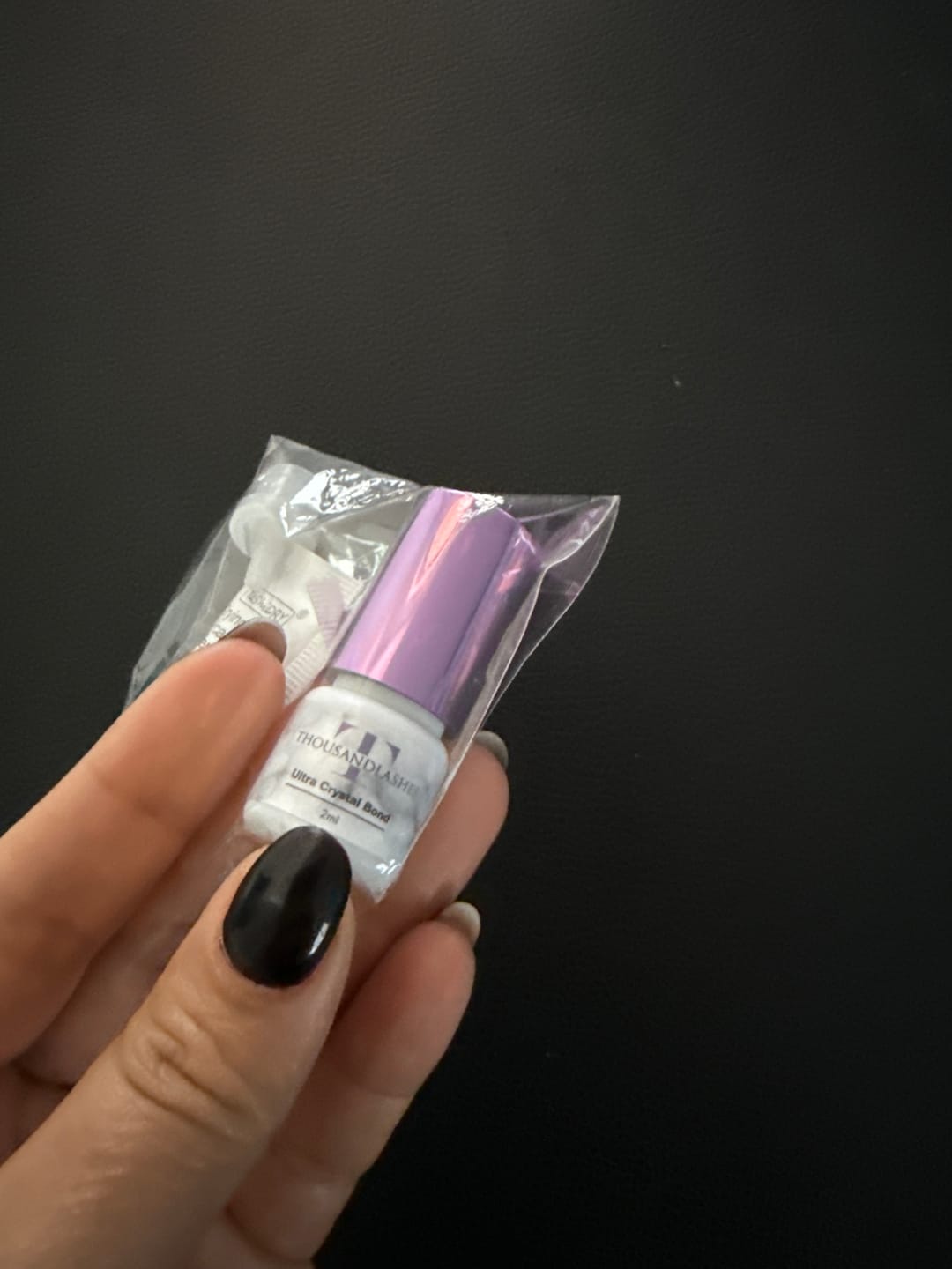 Customer photo review of LASH ADHESIVE SAMPLE