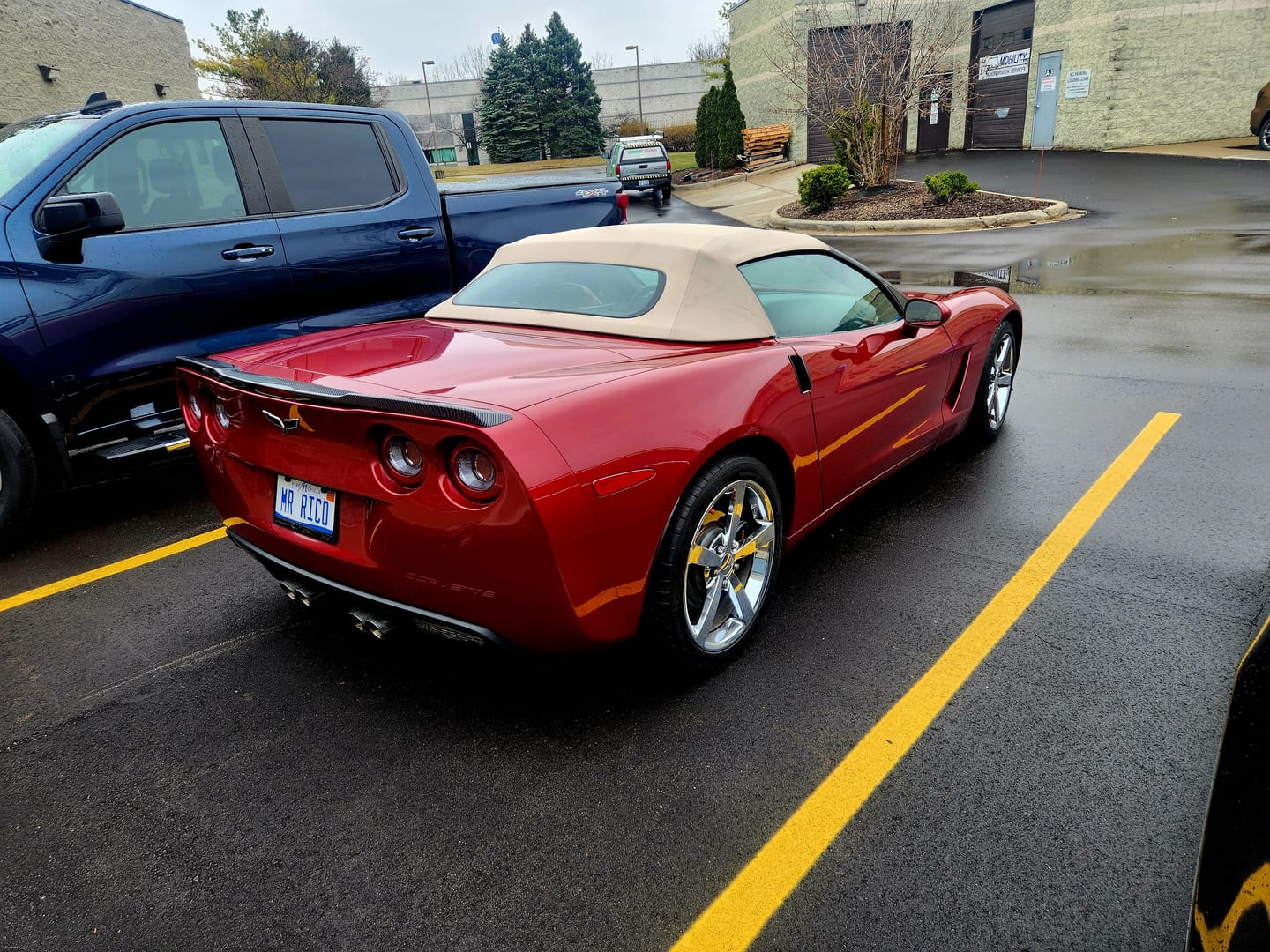 Customer photo review of Corvette C6 ZR1 Conversion Rear Trunk Spoiler