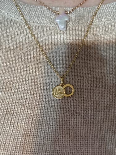 Customer photo review of The Empty Tomb Pendant Necklace