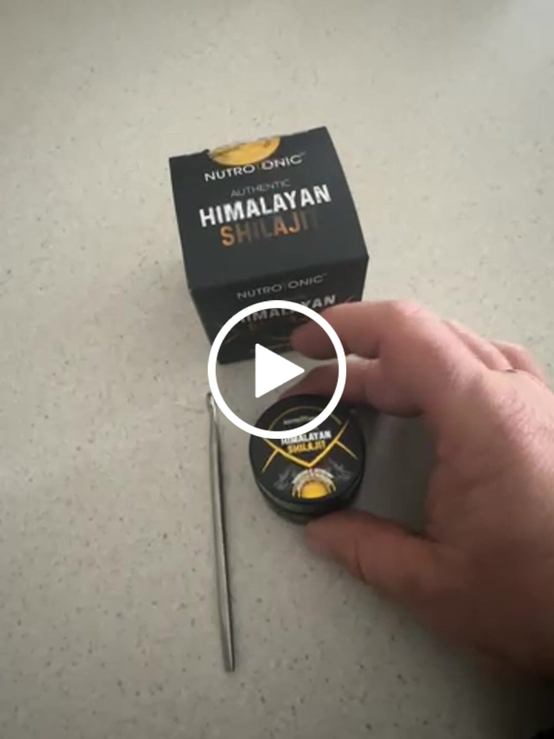 Customer video review of Authentic Himalayan Shilajit® 60 Days Sun Dried Organic Resin