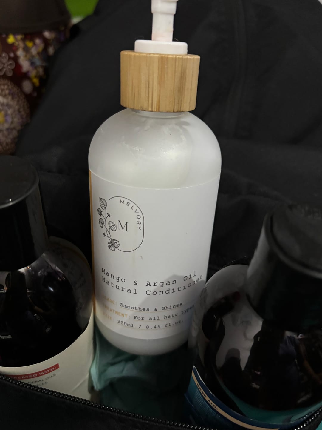 Customer photo review of Mango & Argan Oil Natural Conditioner