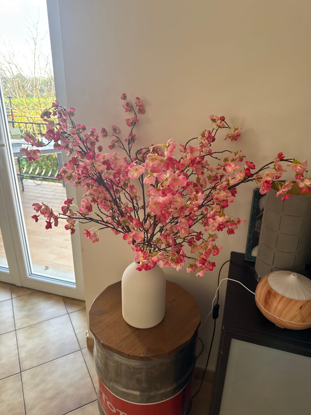 Customer photo review of Fleur de Sakura - Fuchsia rose (3 tiges)