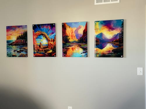 Customer photo review of Acadia National Park Commemorative Poster: A Pop Art Tribute