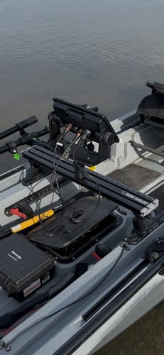 Customer photo review of Fishfinder and Graph Mount for Bonafide and Native Kayaks