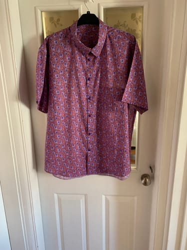 Customer photo review of 3 Metres, Luxury Dressmaking 100% Digital Printed Cotton Lawn- 55" (Purple Garden)