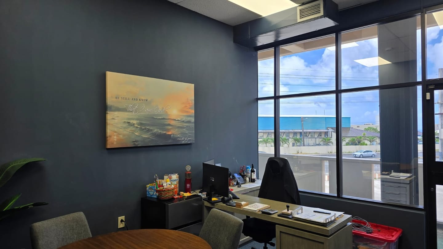 Customer photo review of Be Still and Know, Seascape, Psalm 46:10 Wall Art Canvas Print