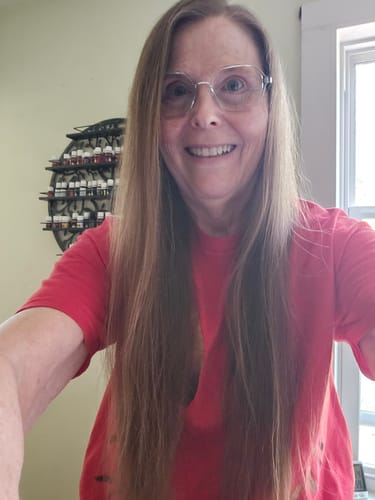 Customer photo review of Weightless Volumizing Conditioner