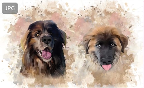 Customer photo review of Waterverf Portret