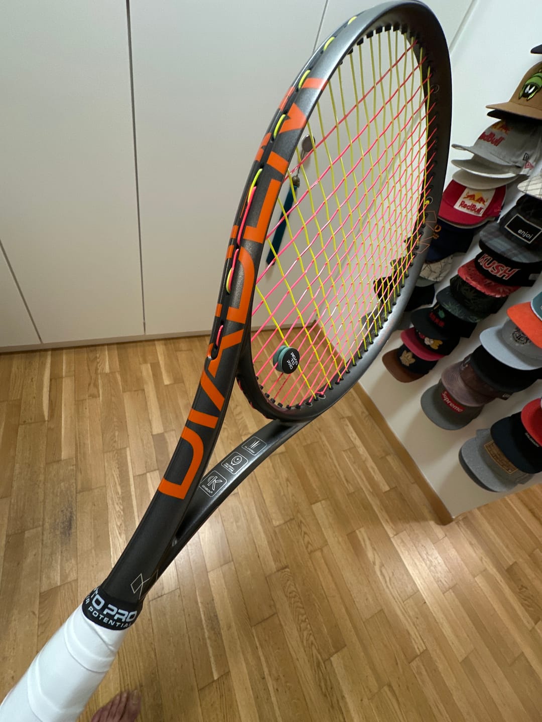 Customer photo review of 2-Pack Combo NEW RTP SHOCKSORB DAMPENER V3 - The only dampener made for pain relief and performance.