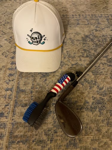 Customer photo review of Retro Tattoo Hat White