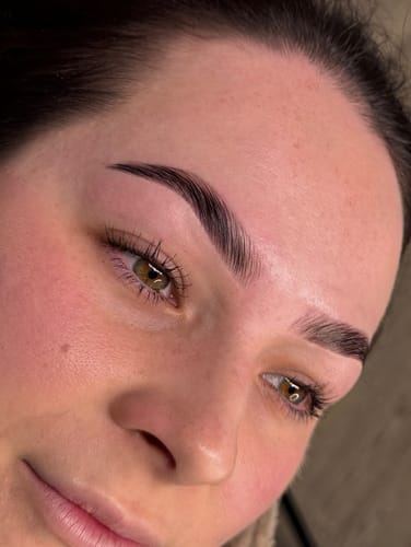 Customer photo review of Cysteamine Brow & Lash Lamination Sample - 1,2 & 3 Step