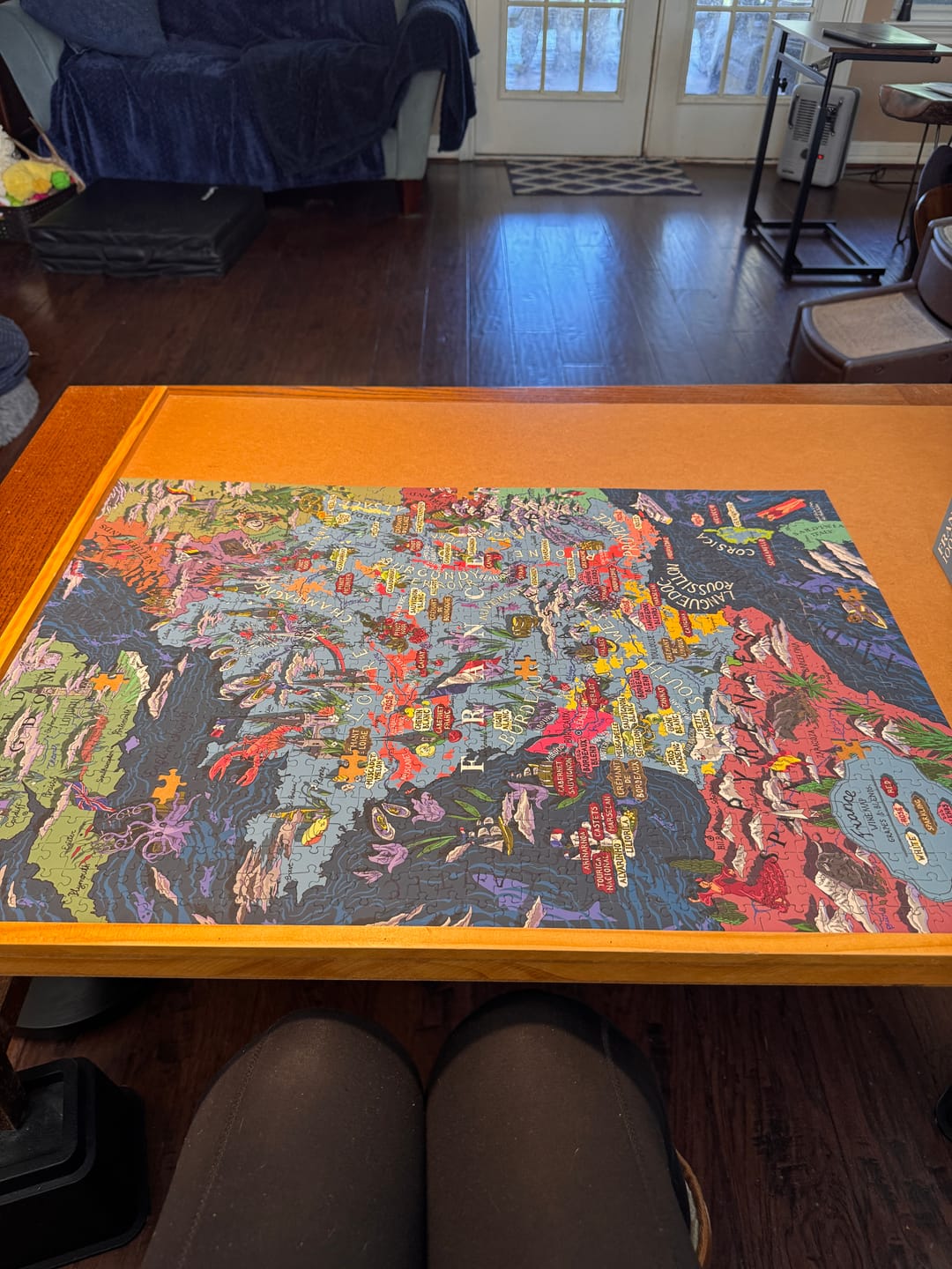 Customer photo review of Wine Puzzle - France