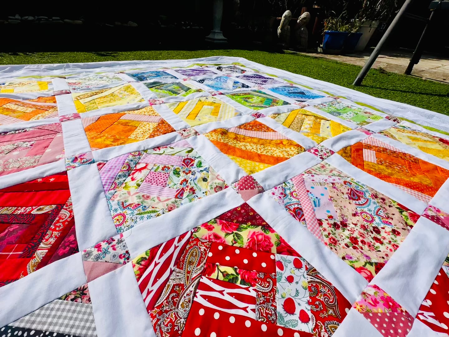 Customer photo review of 94” Polycotton Sheeting Fabric