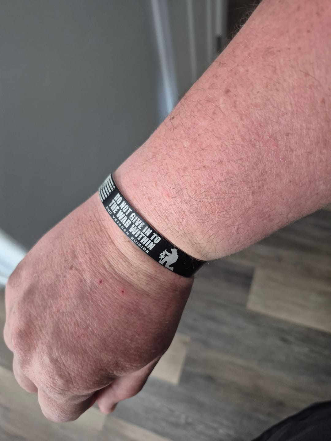 Customer photo review of Do Not Give In Bracelet