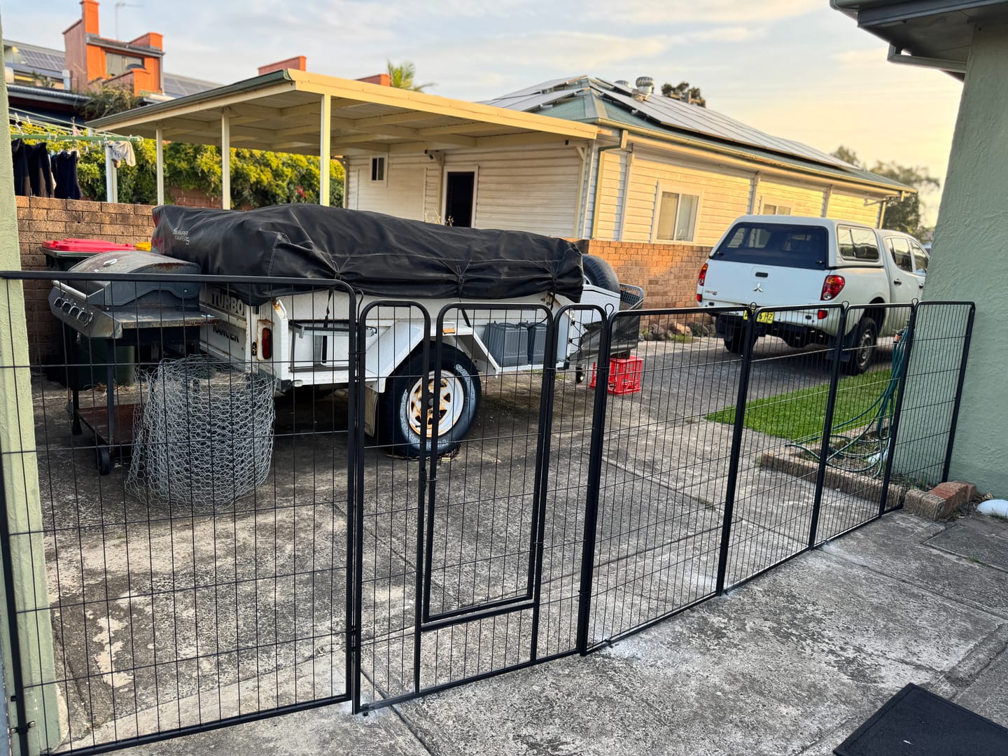 Customer photo review of PaWz 8 Panel Pet Dog Playpen