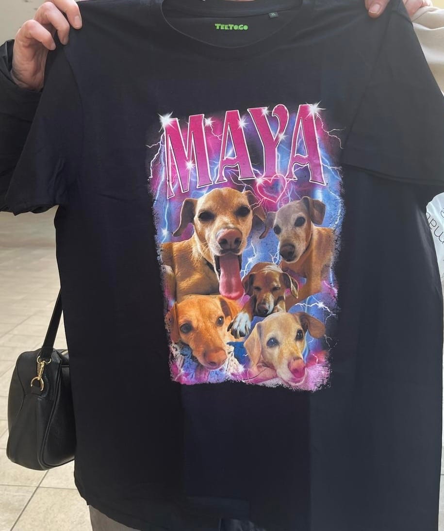Customer photo review of BOOTLEG T-SHIRT GIORGIA TEMPLATE