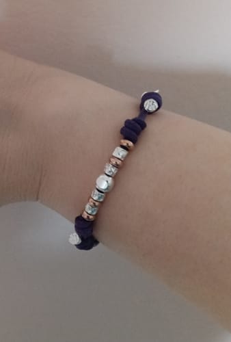 Customer photo review of bracciale cordino