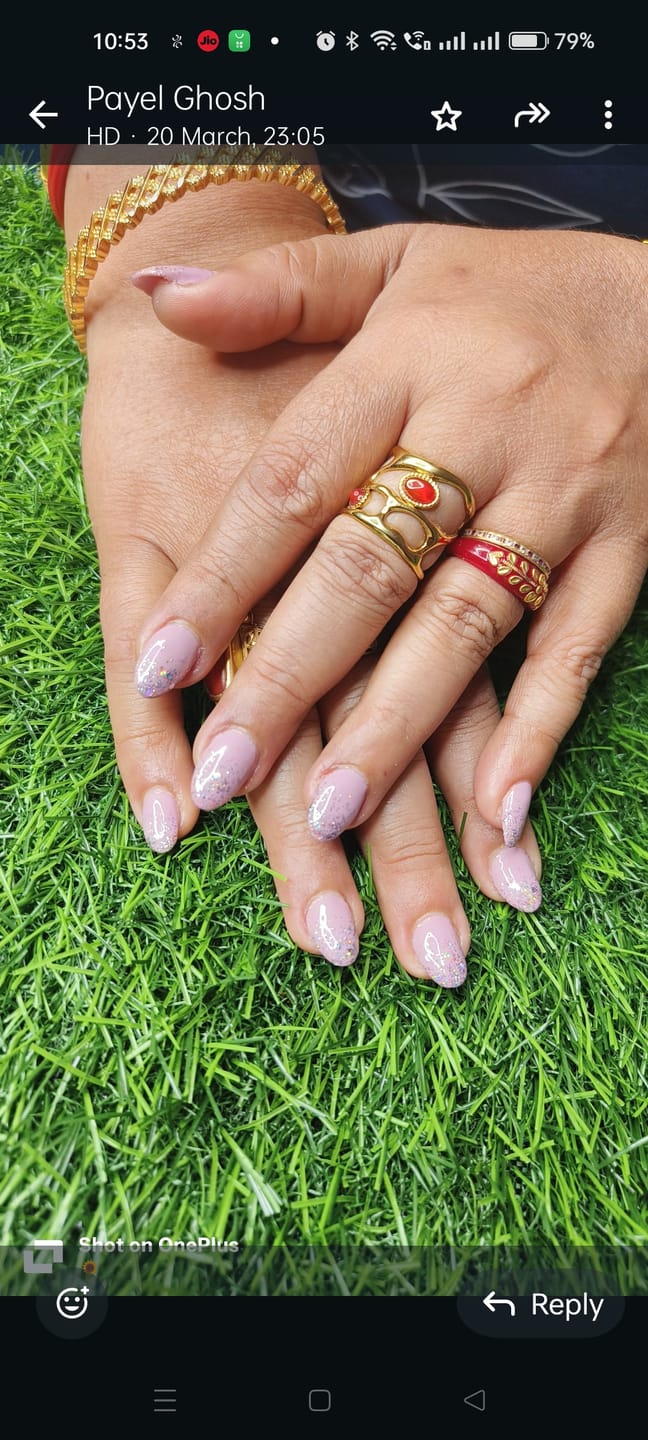 Customer photo review of Statement Gemstone Gold Ring