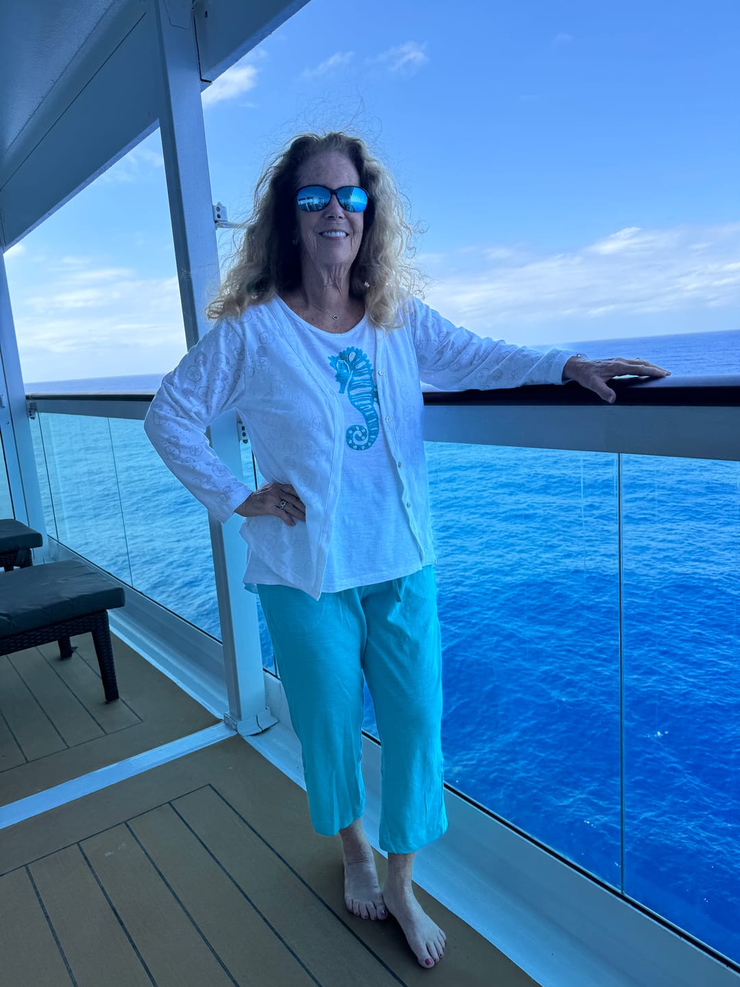 Customer photo review of Classic Beach Cotton Pants