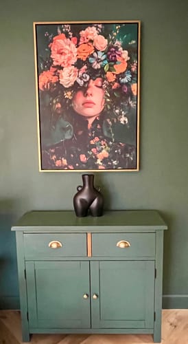Customer photo review of Victorian Flowers Print
