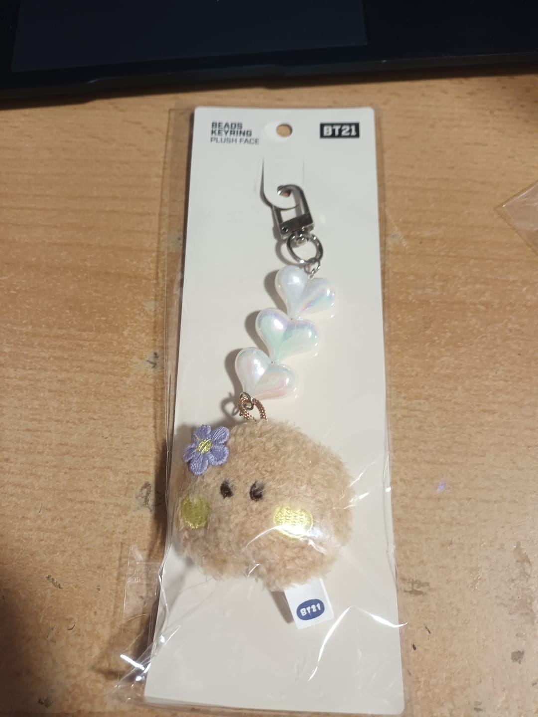 Customer photo review of BT21 - MININI BEADS PLUSH KEYRING FACE