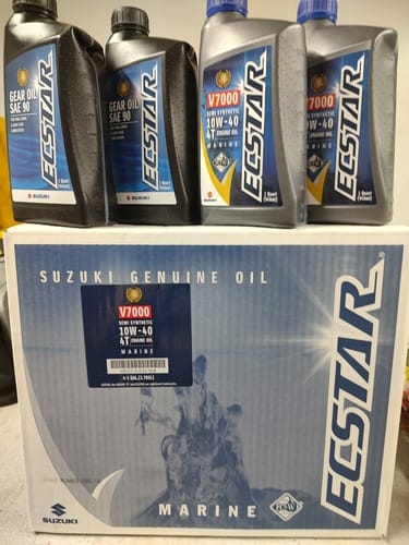 Customer photo review of Suzuki ECSTAR Lower Unit Gear Oil SAE 90