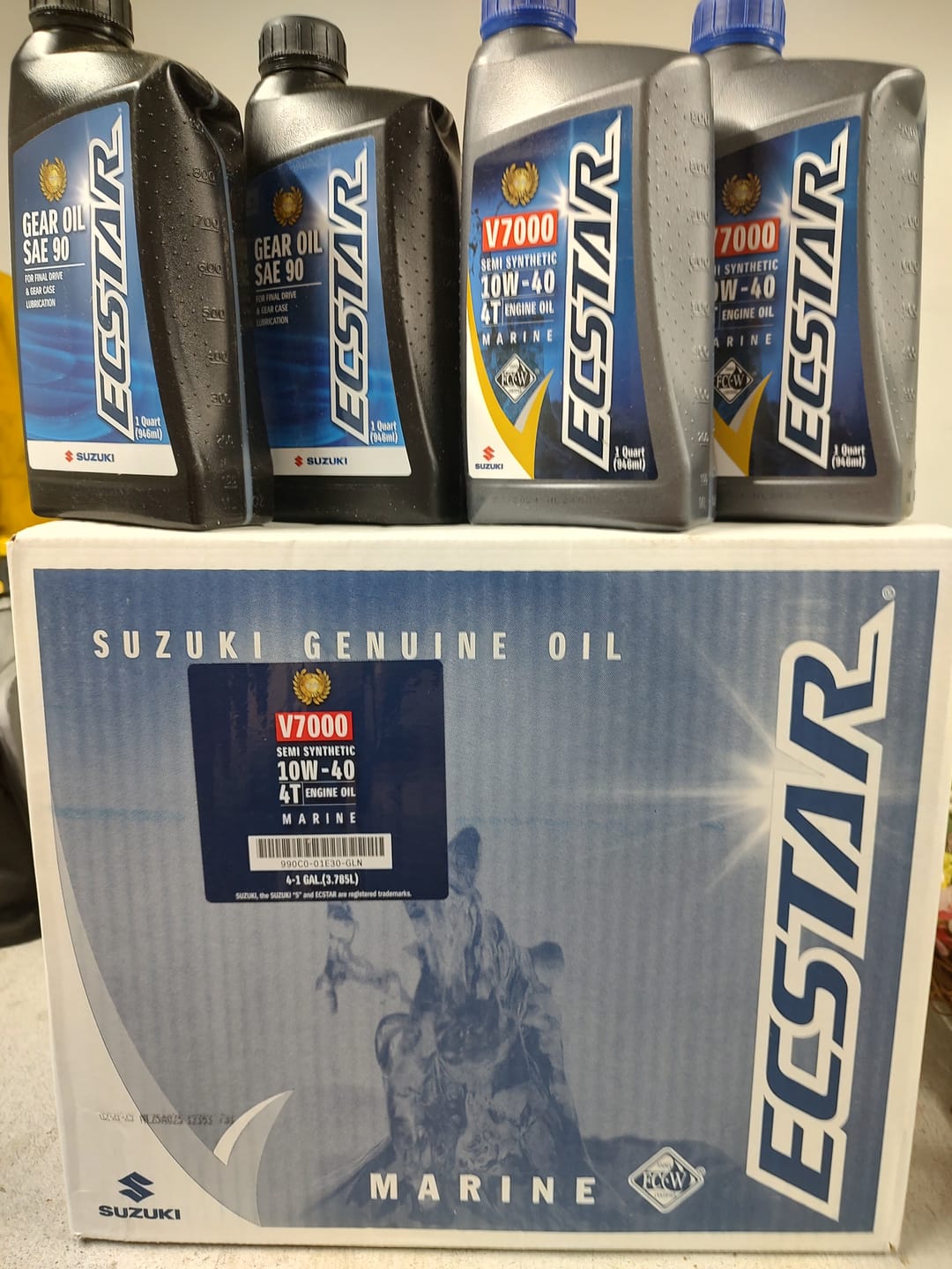 Customer photo review of Suzuki ECSTAR Lower Unit Gear Oil SAE 90
