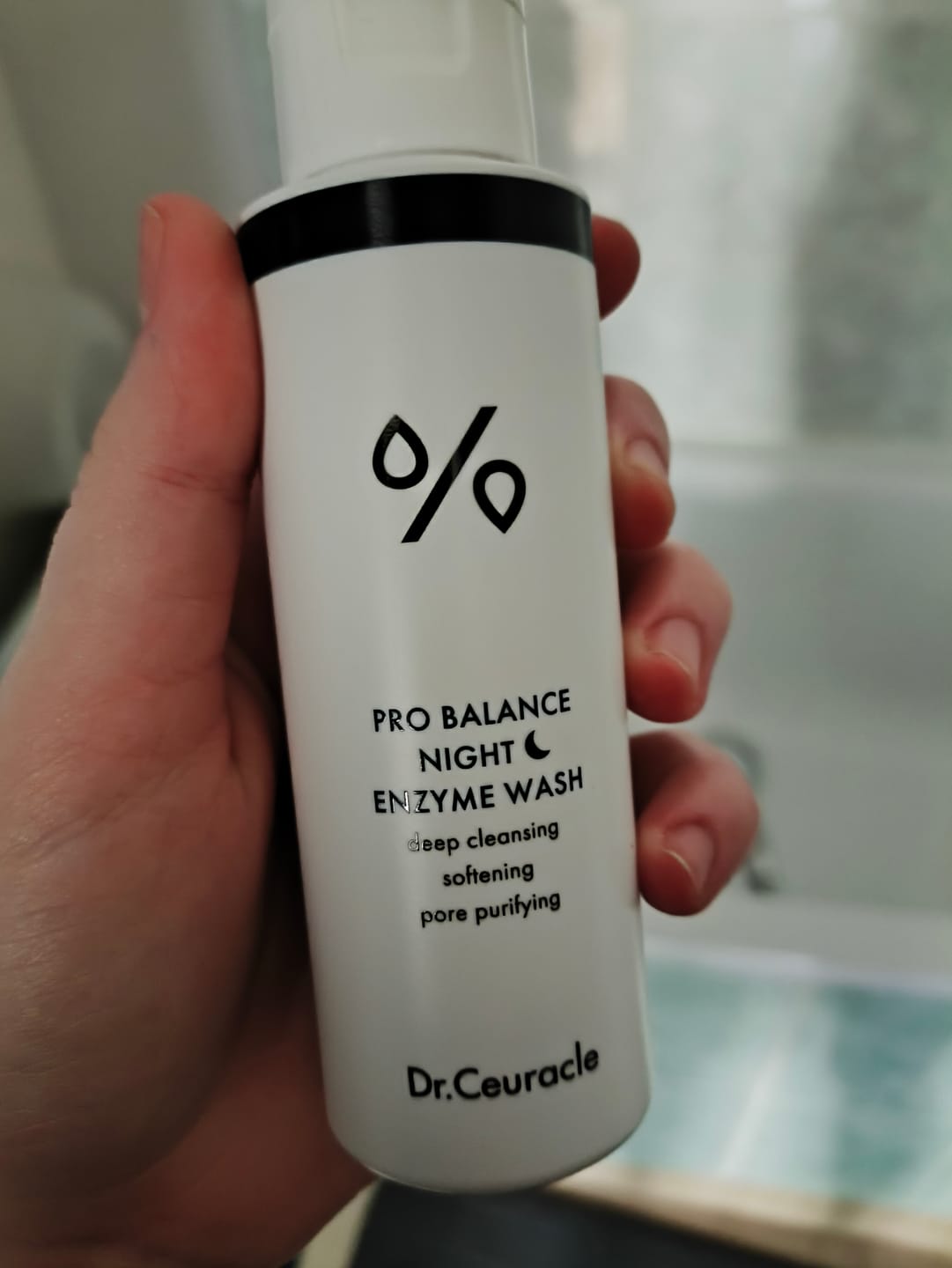 Customer photo review of Enzīmu pūderis ar kokogli Dr.Ceuracle Pro Balance Night Enzyme Wash