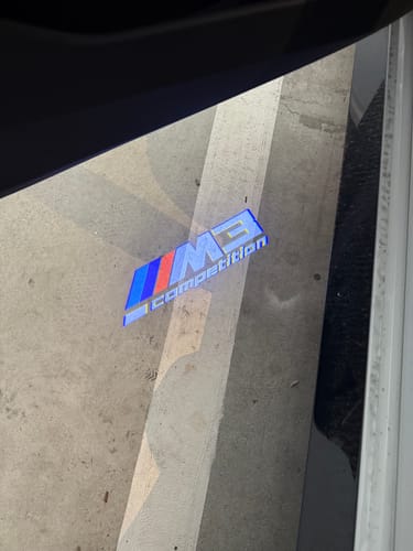 Customer photo review of BMW G SERIES DOOR LIGHTS