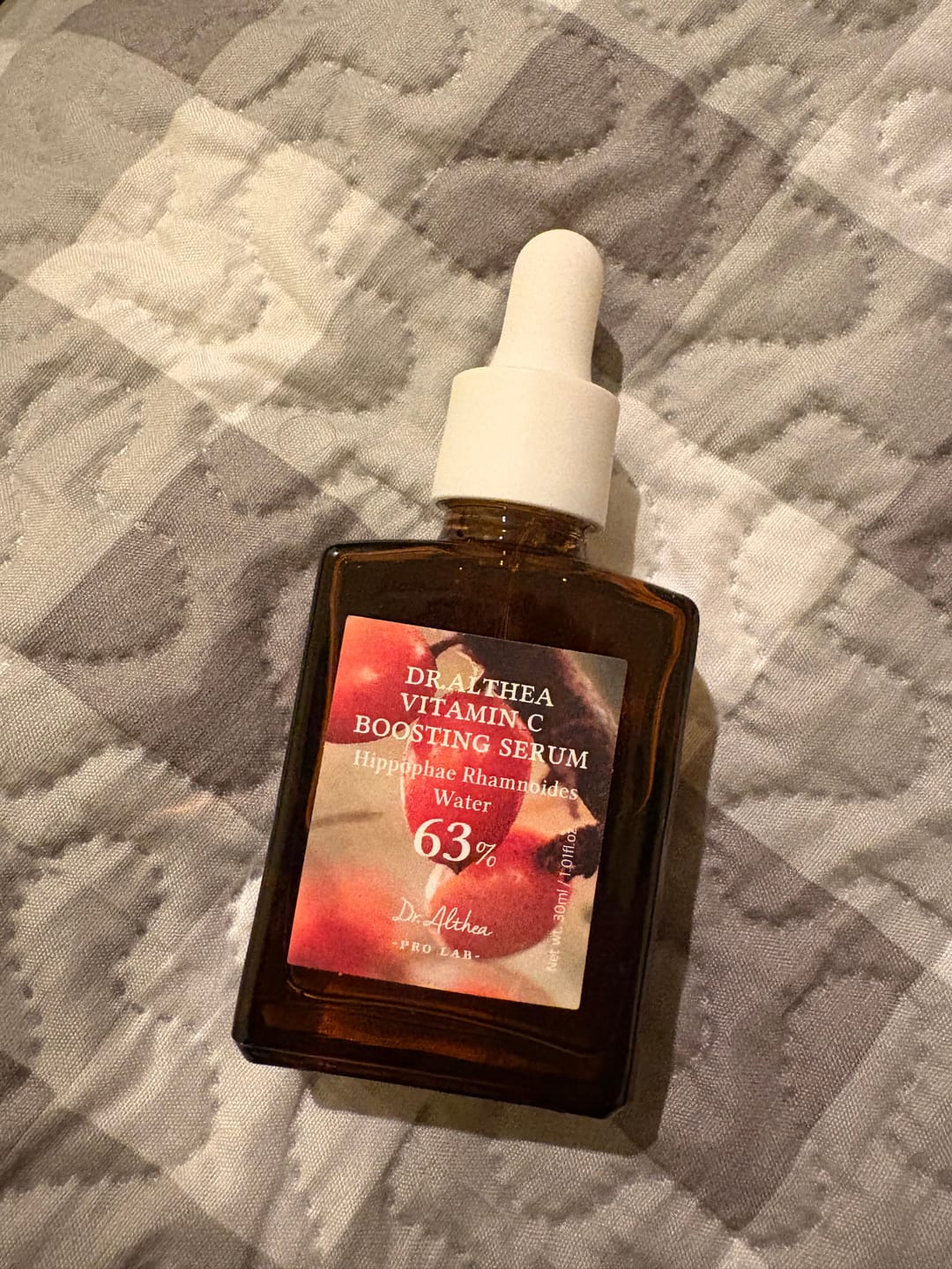 Customer photo review of Serums-būsteris ar vitamīnu kompleksu 20% Dr. Althea Vitamin C Boosting Serum