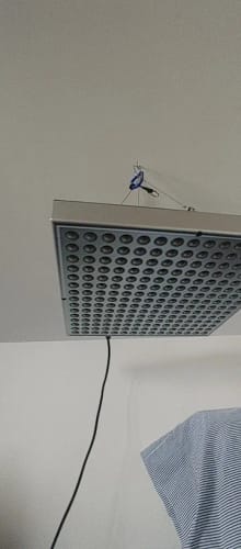 Customer photo review of 45W Red LED Light Therapy Panel, Deep Red 660nm and Near Infrared 850nm LED Light Therapy Combo