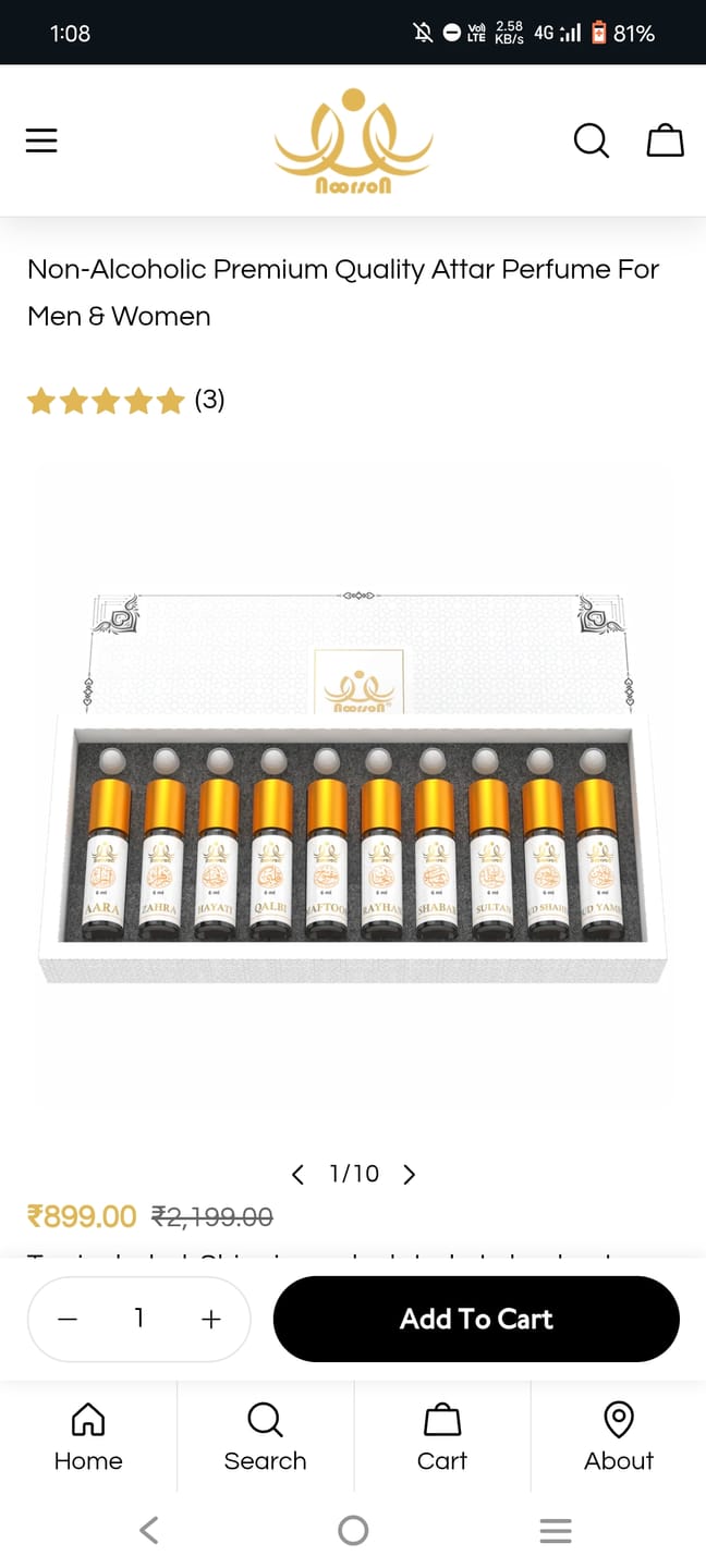 Customer photo review of Classic Combo (10 x 06Ml : Pack of 10)
