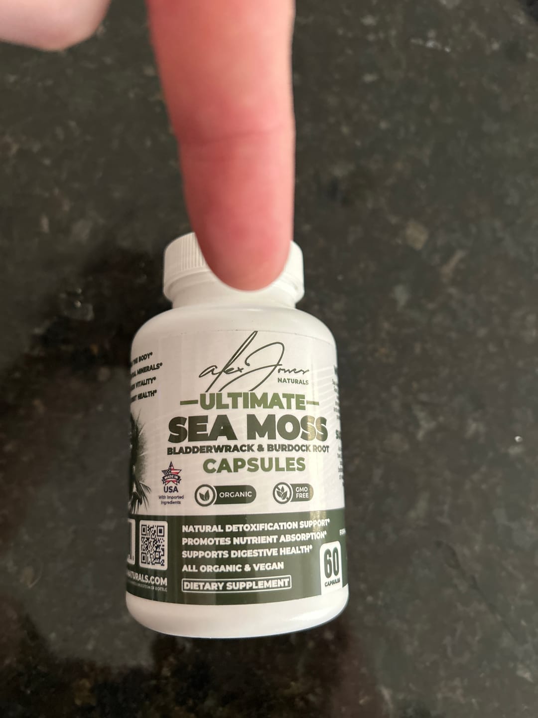 Customer photo review of Ultimate Seamoss Capsules With Bladderwrack & Burdock Root