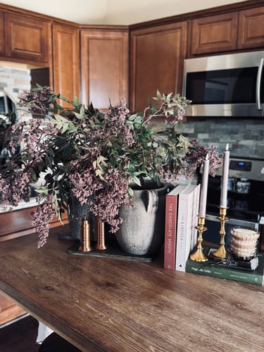 Customer photo review of Faux Dusty Plum Stem