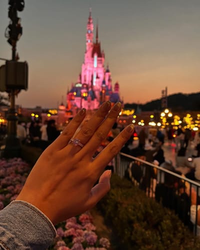 Customer photo review of 2ct Naxos Engagement Ring