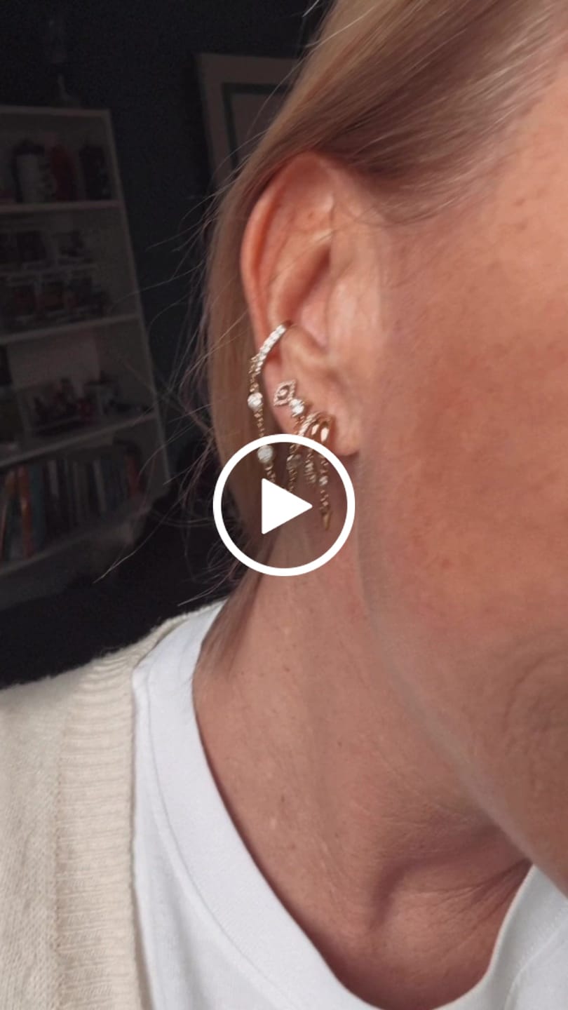 Customer video review of Sienna Illusion Earrings