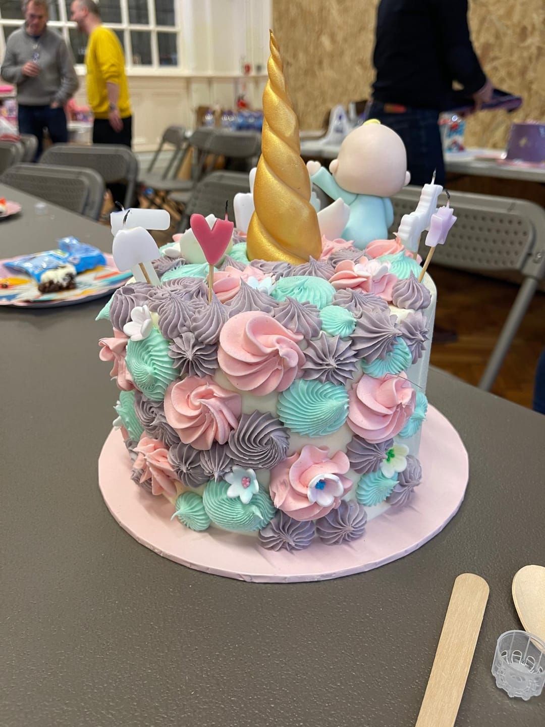 Customer photo review of Unicorn Cake
