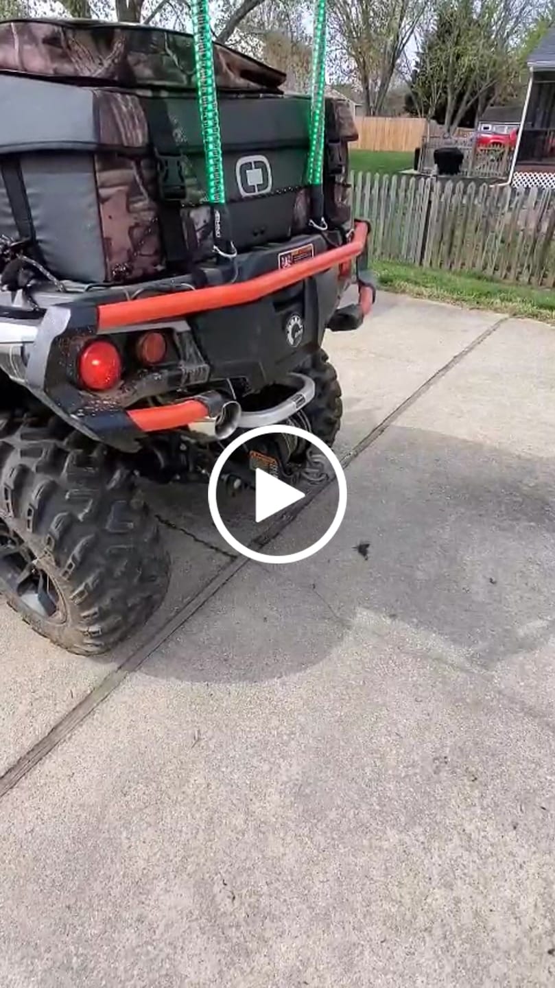 Customer video review of RPM Can-Am Outlander Sport Muffler 2013-2024 1000R/800R/650/570/500