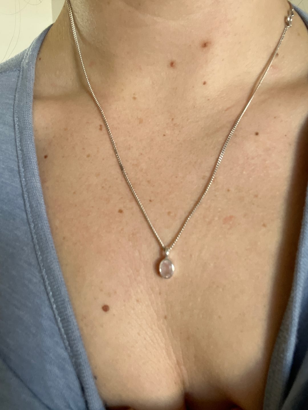 Customer photo review of Berlock Oktober Rosenkvarts Silver