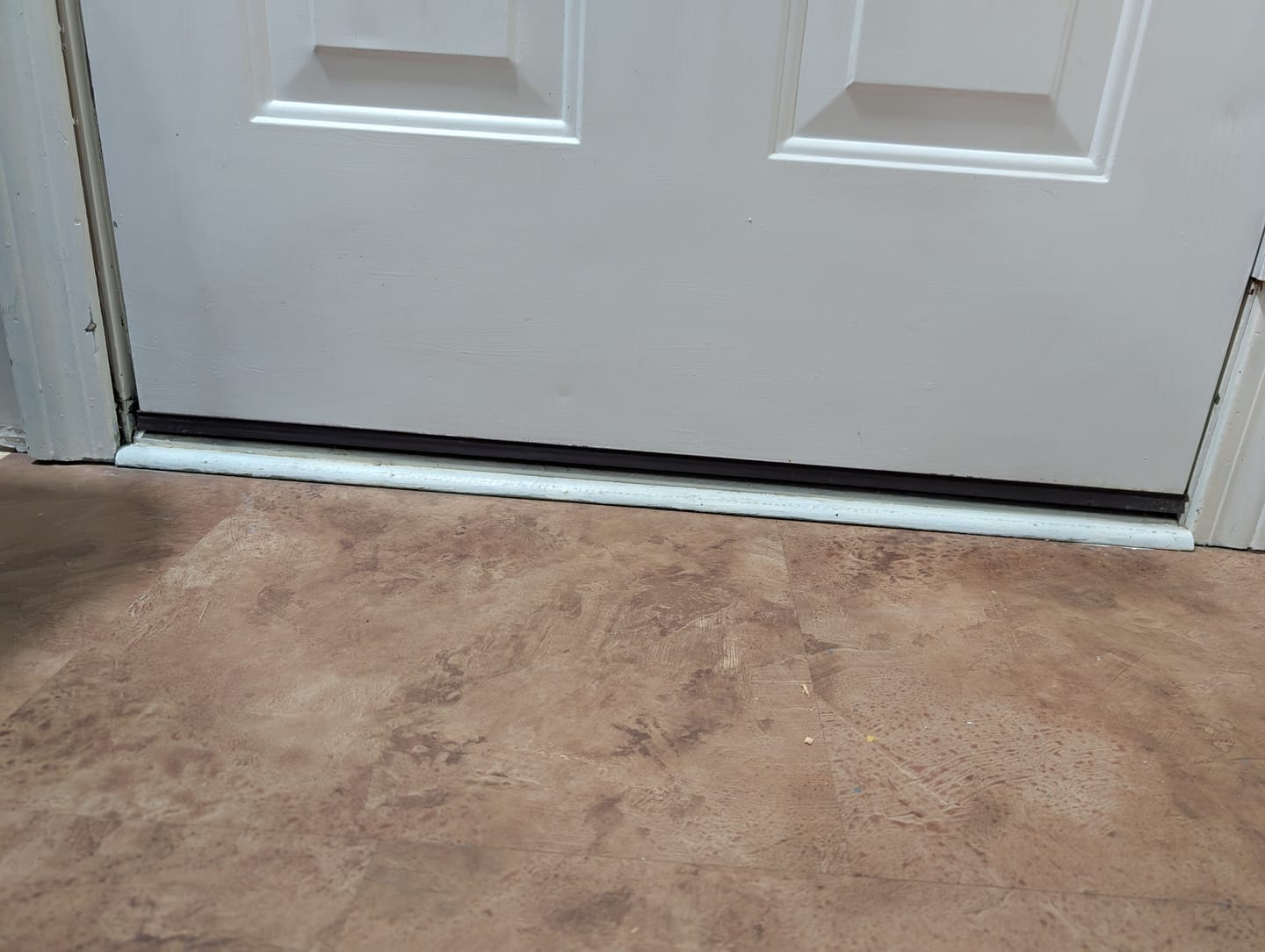 Customer photo review of 36" Taylor Slide-On Door Sweep