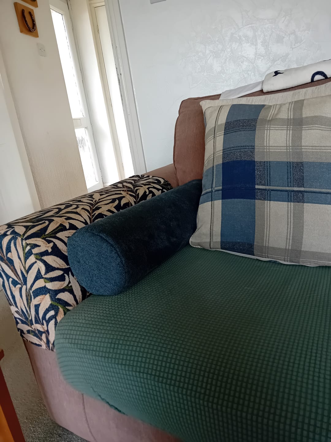 Customer photo review of Plain Chenille Upholstery Fabric