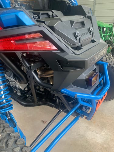 Customer photo review of RPM Polaris RZR Pro R RPM Muffler Tip