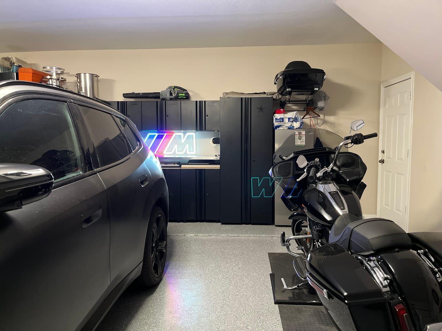 Customer photo review of BMW M POWER logo neon