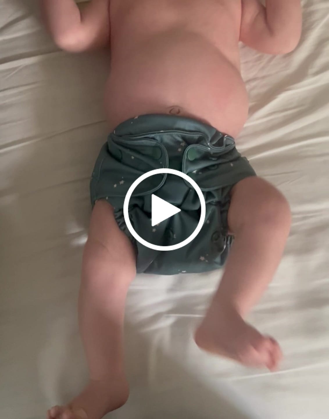 Customer video review of Luxe Pocket Cloth Diaper with Dual Inner Gussets and Athletic Wicking Jersey